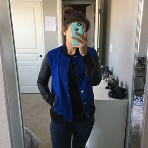 F21 LETTERMAN JACKET